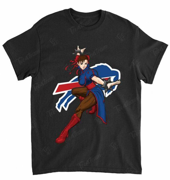 BUFFALO-BILLS-047-Guile-Nintendo-Street-Fighter-T-SHIRT-2023