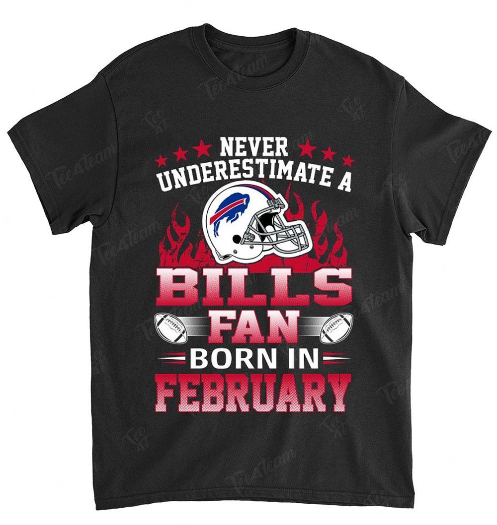 BUFFALO-BILLS-119-Never-Underestimate-Fan-Born-In-March-T-SHIRT-2023