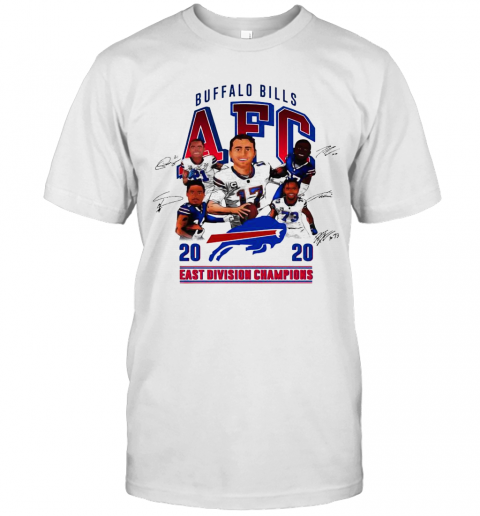 BUFFALO-BILLS-Afc-2020-East-Division-Champions-Signatures-T-SHIRT-FOR-FAN-2023