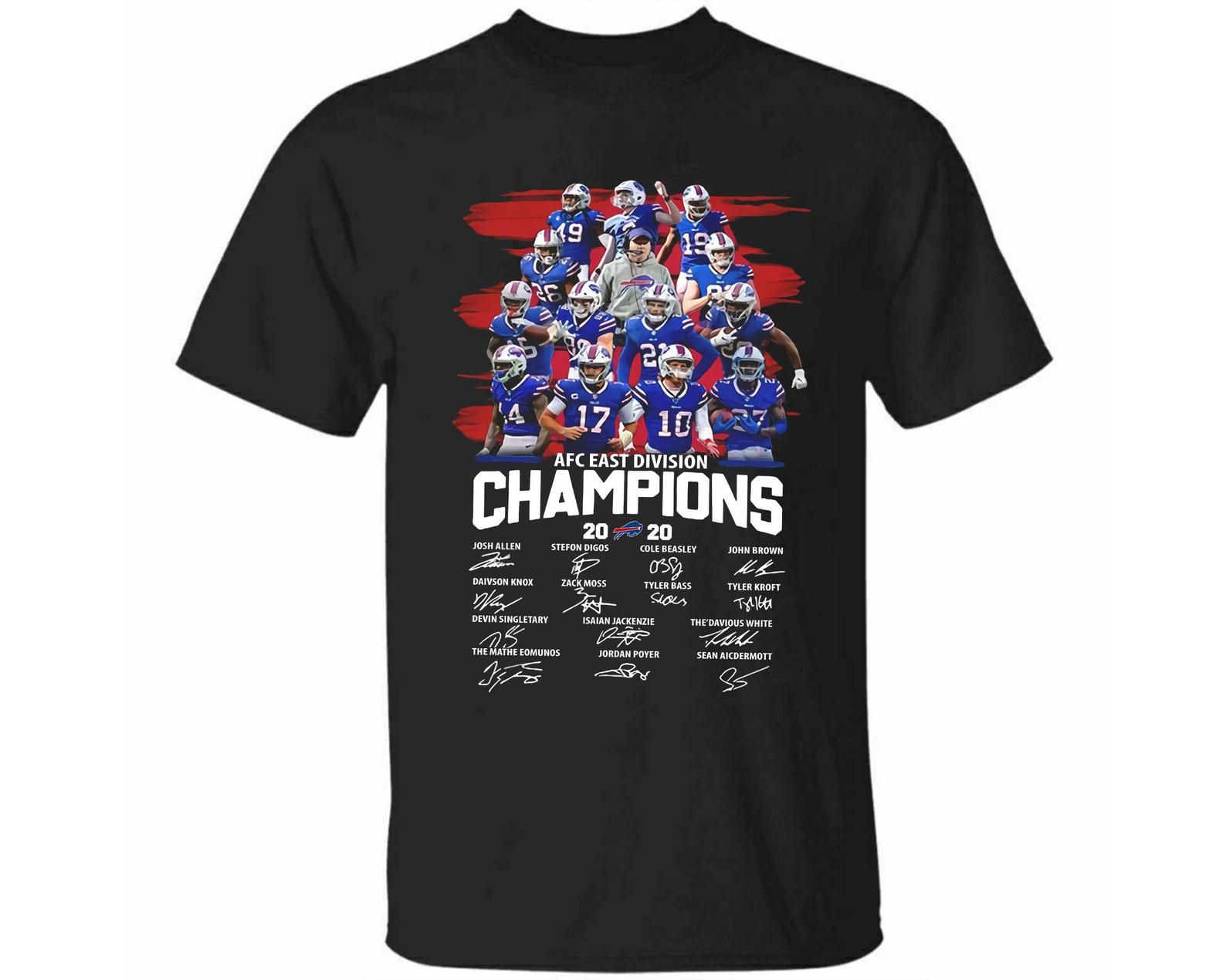 BUFFALO-BILLS-Afc-East-Champions-2020-Players-2020-Afc-East-Champions-Unisex-Gifts-For-Him-For-T-SHIRT-FOR-FAN-2023