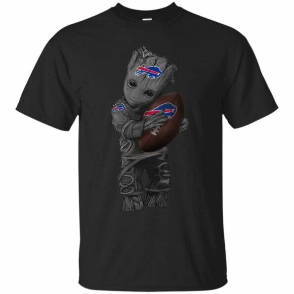 BUFFALO-BILLS-Baby-Groot-football-Cotton-T-SHIRT-FOR-FAN-2023