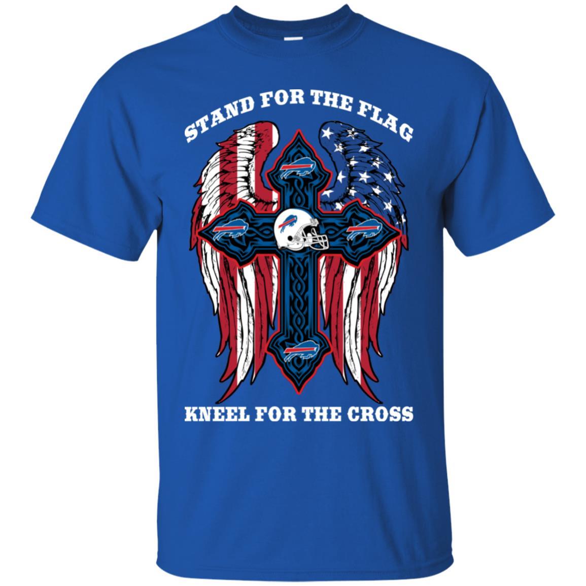 BUFFALO-BILLS-Incredible-Stand-For-The-Flag-Kneel-For-The-Cross-T-SHIRT-FOR-FAN-2023