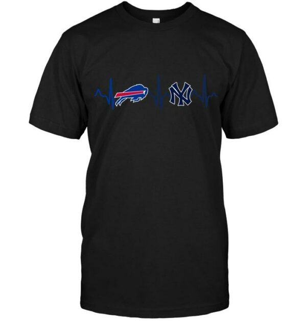 BUFFALO-BILLS-Mlb-New-York-Yankees-New-York-Yankees-Love-Hear-T-SHIRT-2023