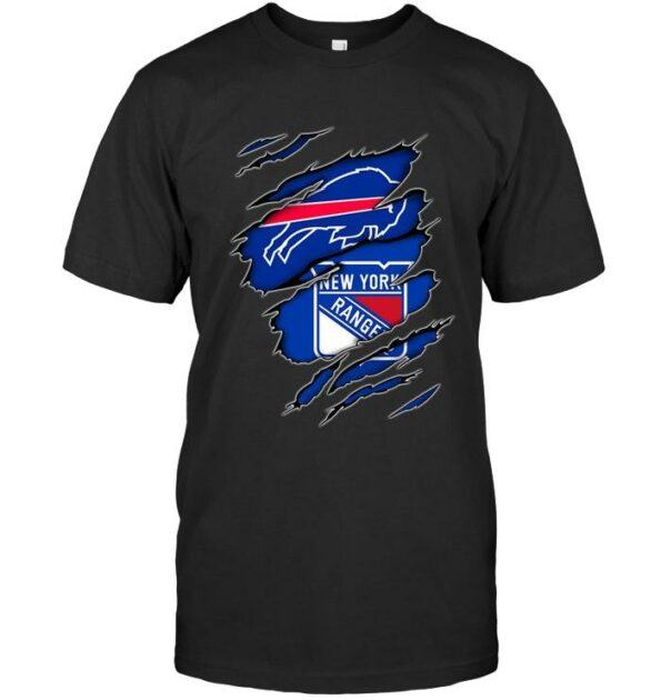 BUFFALO-BILLS-New-York-Rangers-New-York-Rangers-Heartbea-T-SHIRT-2023