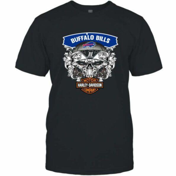 BUFFALO-BILLS-Skull-Harley-Davidson-T-SHIRT-FOR-FAN-2023