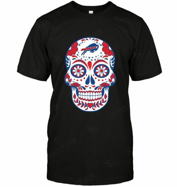 BUFFALO-BILLS-Skull-Rock-With-Hat-T-SHIRT-2023