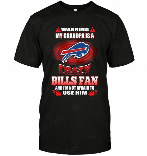 BUFFALO-BILLS-Warning-My-Mother-Crazy-Fan-T-SHIRT-2023