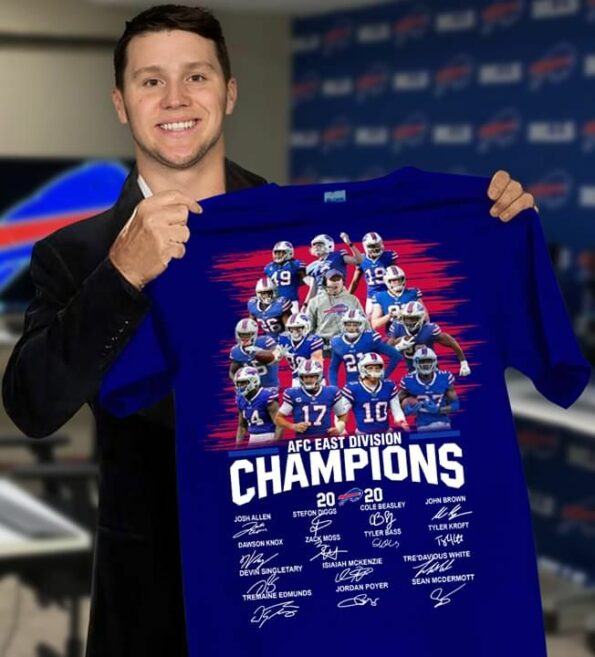 BUFFALO-BILLS-afc-east-division-champions-signatures-for-fans-T-SHIRT-FOR-FAN-2023