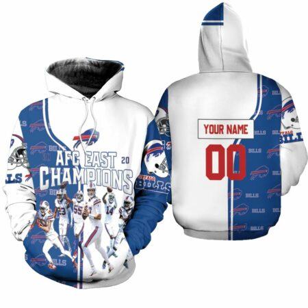 Buffalo-Bills-AFC-East-2020-Champions-Personalized-Hoodie