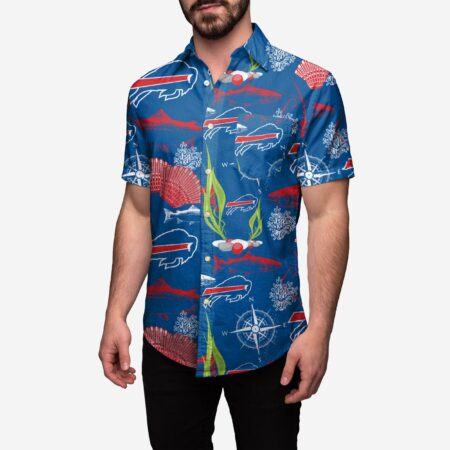 Buffalo-Bills-Floral-Button-Up-Shirt