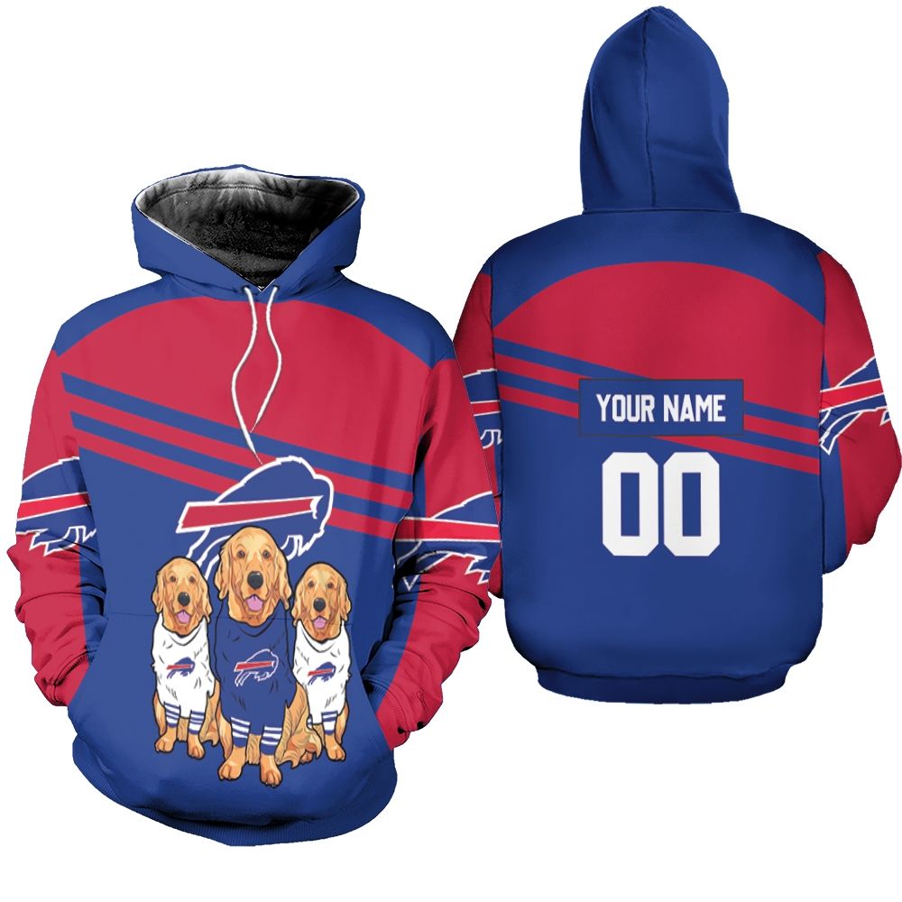 Buffalo-Bills-Golden-Retriever-2020-AFC-East-Champions-For-Fans-Personalized-Hoodie
