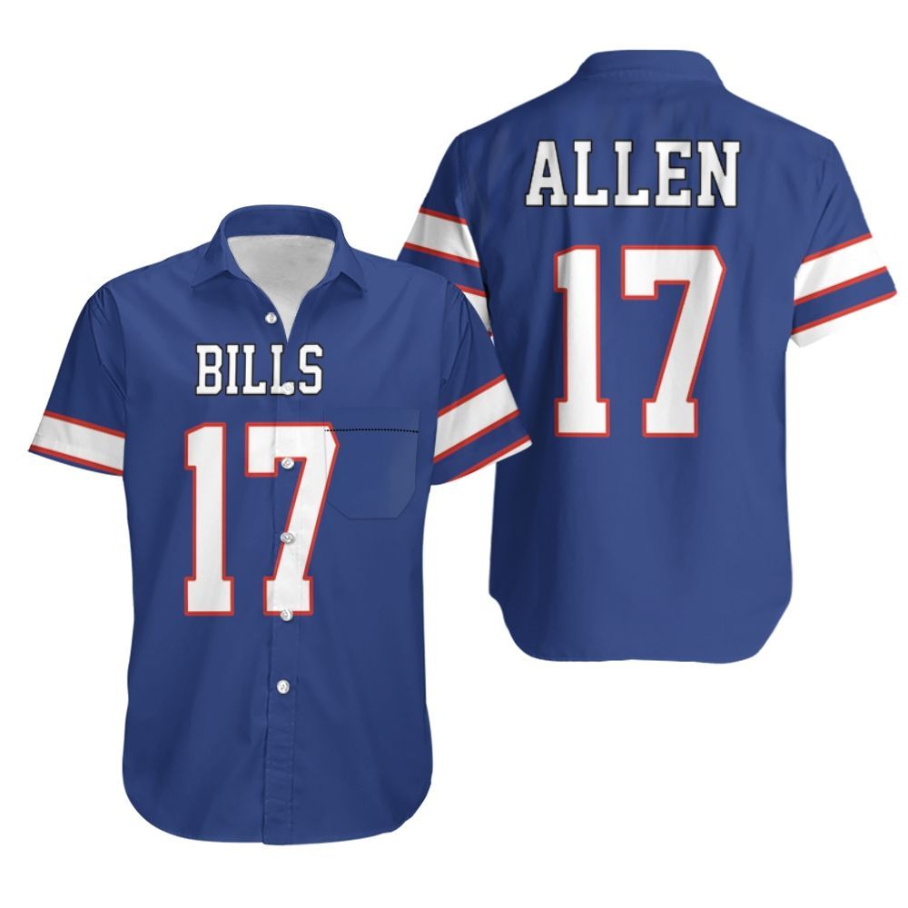 Buffalo-Bills-Josh-Allen-Game-Royal-jersey-inspired-style-Hawaiian-Shirt