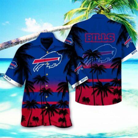 Buffalo-Bills-Nfl-Hawaiian-Shirt-Short-For-Fans-Summer-Short-Sleeve-Hawaiian-Beach-Shirt