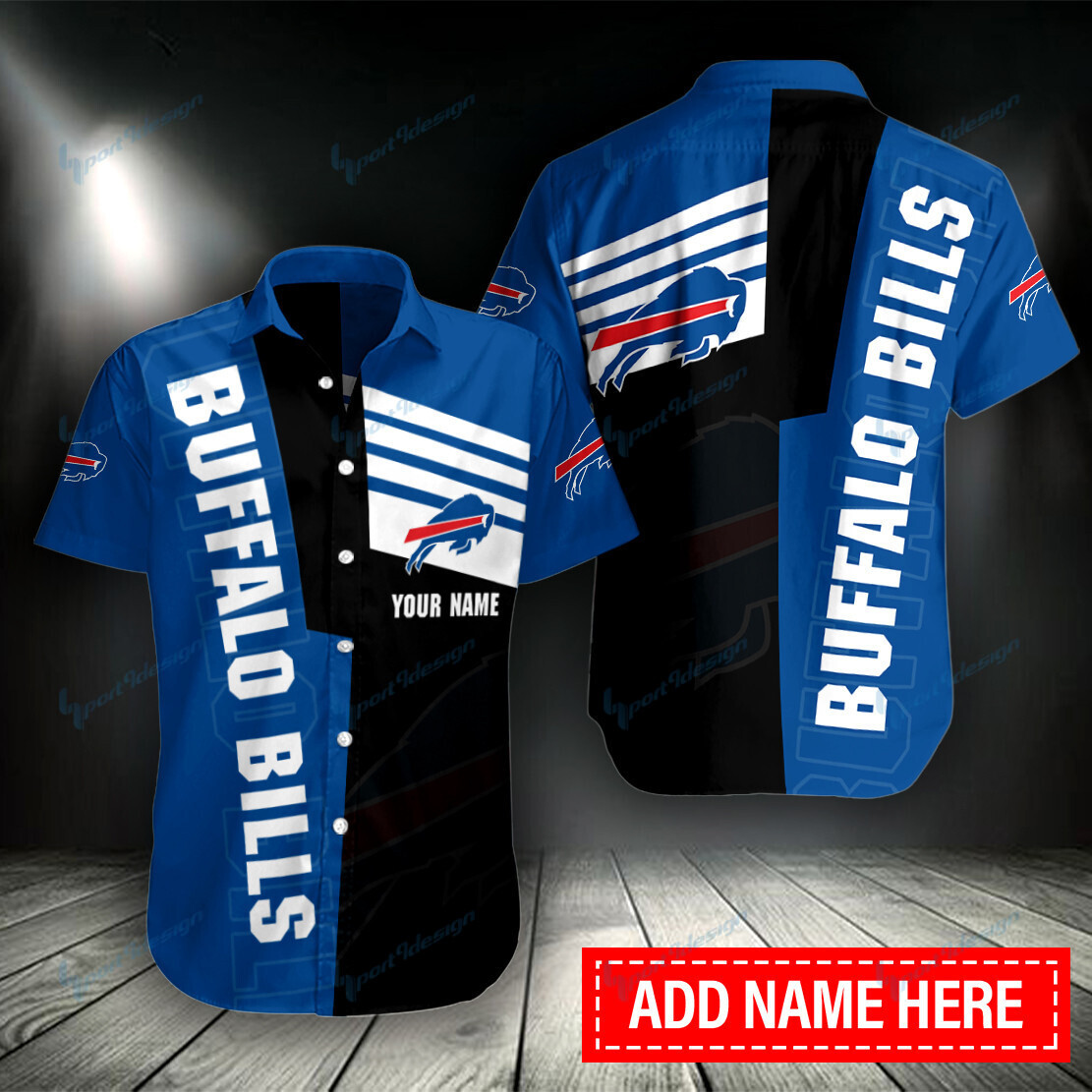 Buffalo-Bills-Personalized-Button-Shirt