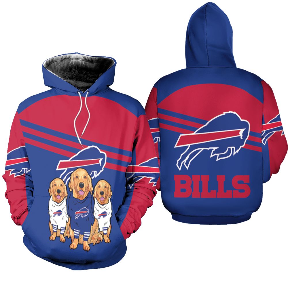 Buffalo-Bills-golden-retriever-2020-afc-east-champions-fan-Hoodie
