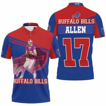 Buffalo-Bills-Afc-East-Division-Champions-Josh-Allen-17-Art-3D-Polo-Shirt-Jersey