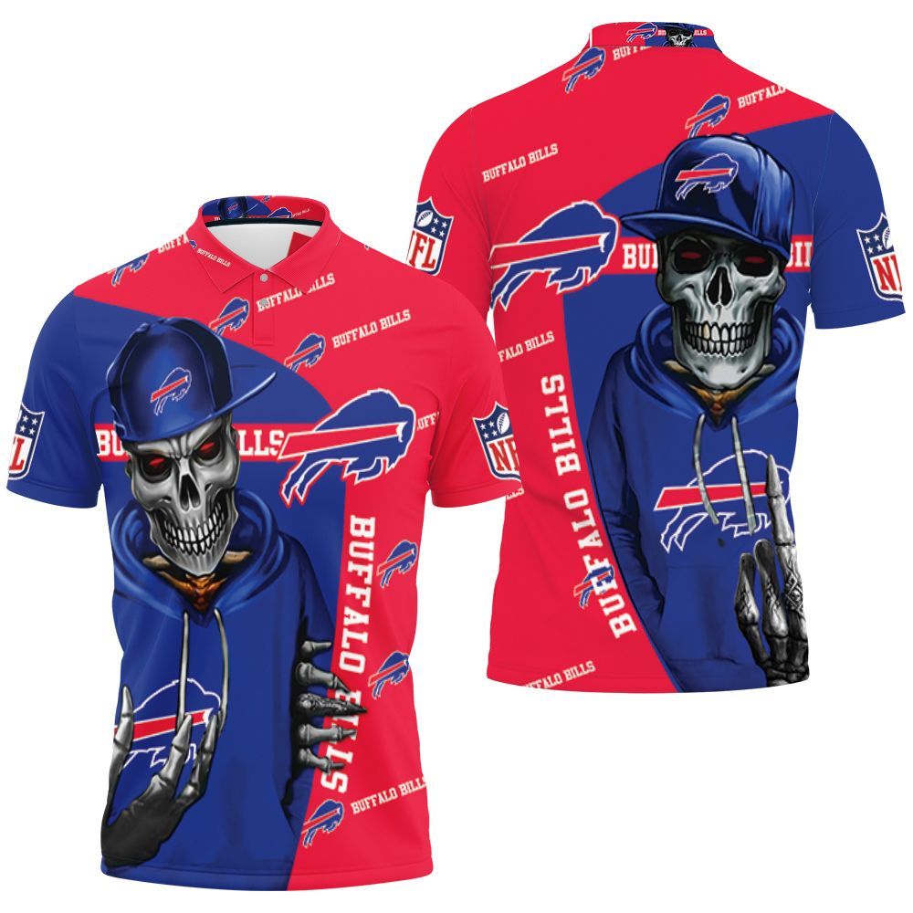 Buffalo-Bills-Hip-Hop-Skull-3D-Jersey-Polo-Shirt