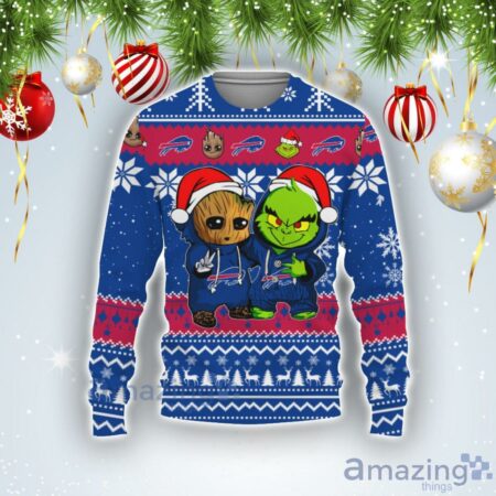 Buffalo-Bills-Baby-Groot-And-Grinch-Best-Friends-Football-American-Ugly-3d-Christmas-Sweater