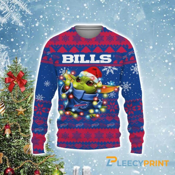 Buffalo-Bills-Baby-Yoda-Star-Wars-Christmas-Light-Up-Ugly-Sweater-Buffalo-Bills-Christmas-Sweater