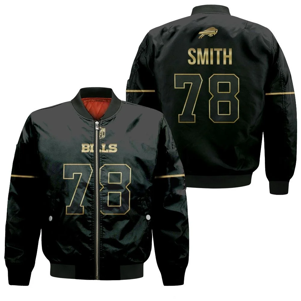 Buffalo-Bills-Bruce-Smith-78-Great-Player-Nfl-Black-Golden-Edition-Vapor-Limited-Jersey-Style-Gift-For-Bills-Fans-Bomber-Jacket