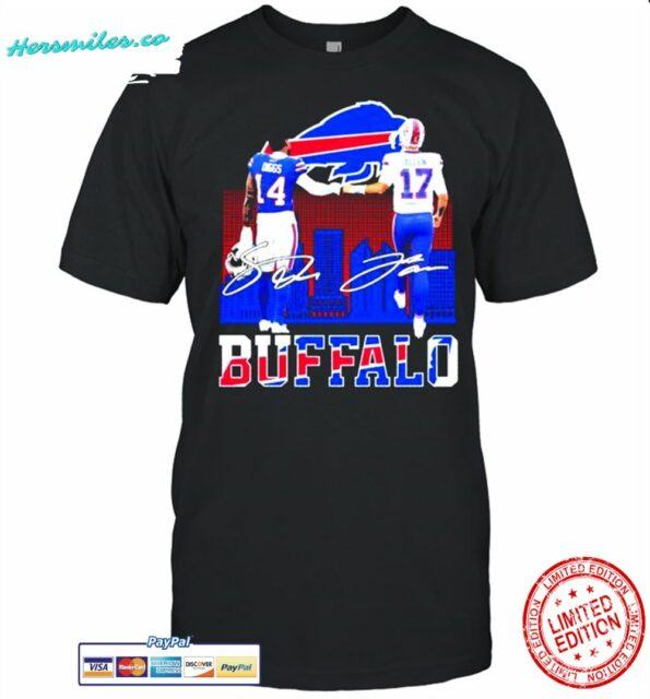 Buffalo-Bills-Diggs-and-Allen-signatures-shirt