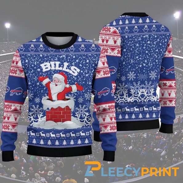 Buffalo-Bills-Funny-Santa-Claus-In-The-Chimney-Ugly-Sweater-Buffalo-Bills-Ugly-Sweater