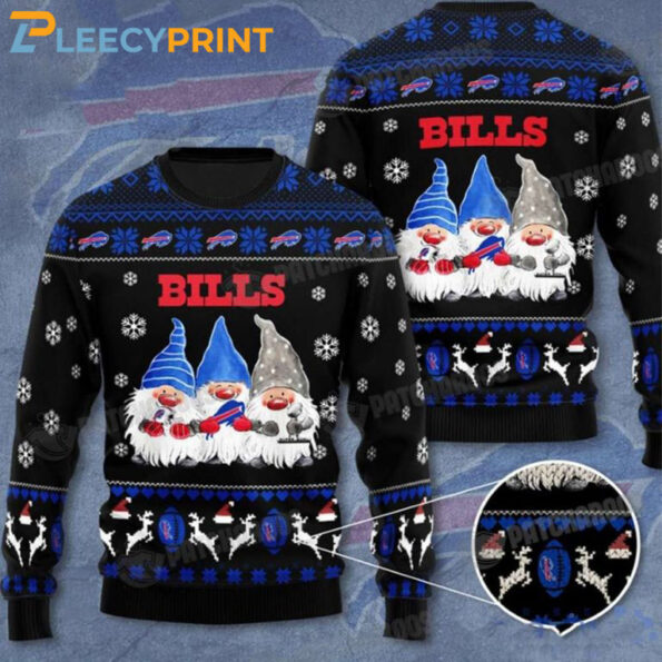 Buffalo-Bills-Gnomes-Black-Ugly-Christmas-Sweater-NFL-Football-Buffalo-Bills-Christmas-Sweater