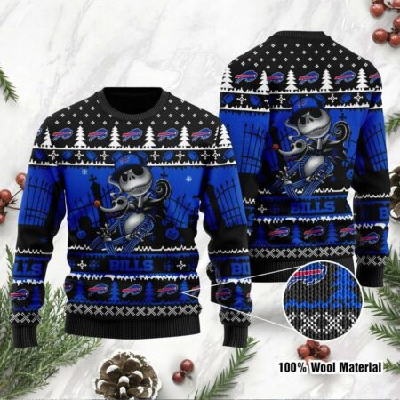 Buffalo-Bills-Jack-Skellington-Ugly-Sweater-Buffalo-Bills-Ugly-Christmas-Sweater