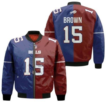 Buffalo-Bills-John-Brown-15-Great-Player-Nfl-Vapor-Limited-Royal-Red-Two-Tone-Jersey-Style-Gift-For-Bills-Fans-Bomber-Jacket