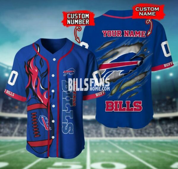 Buffalo-Bills-NFL-3D-Personalized-Custom-baseball-jersey