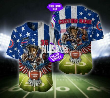 Buffalo-Bills-NFL-american-flag-Baseball-Jersey-Custom-For-Fans
