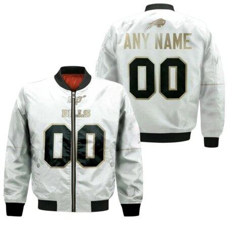 Buffalo-Bills-Nfl-American-Football-Team-White-100th-Season-Golden-Edition-Jersey-Style-Custom-Gift-For-Bills-Fans-Bomber-Jacket