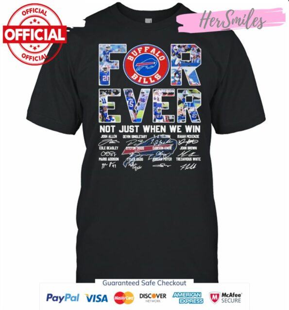 Buffalo-Bills-Packers-Forever-Not-Just-When-We-Win-Signatures-Shirt