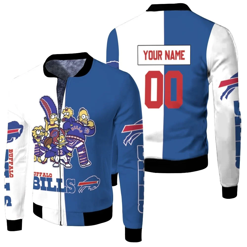 Buffalo-Bills-The-Simpsons-Family-Fan-Afc-East-Division-2020-Champs-Personalized-Fleece-Bomber-Jacket