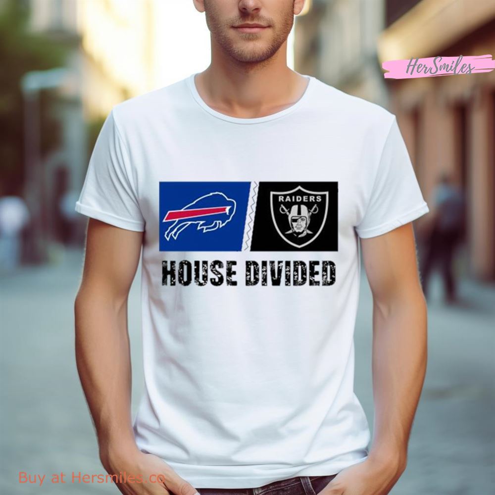 Buffalo-Bills-Vs-Las-Vegas-Raiders-House-Divided-Shirt