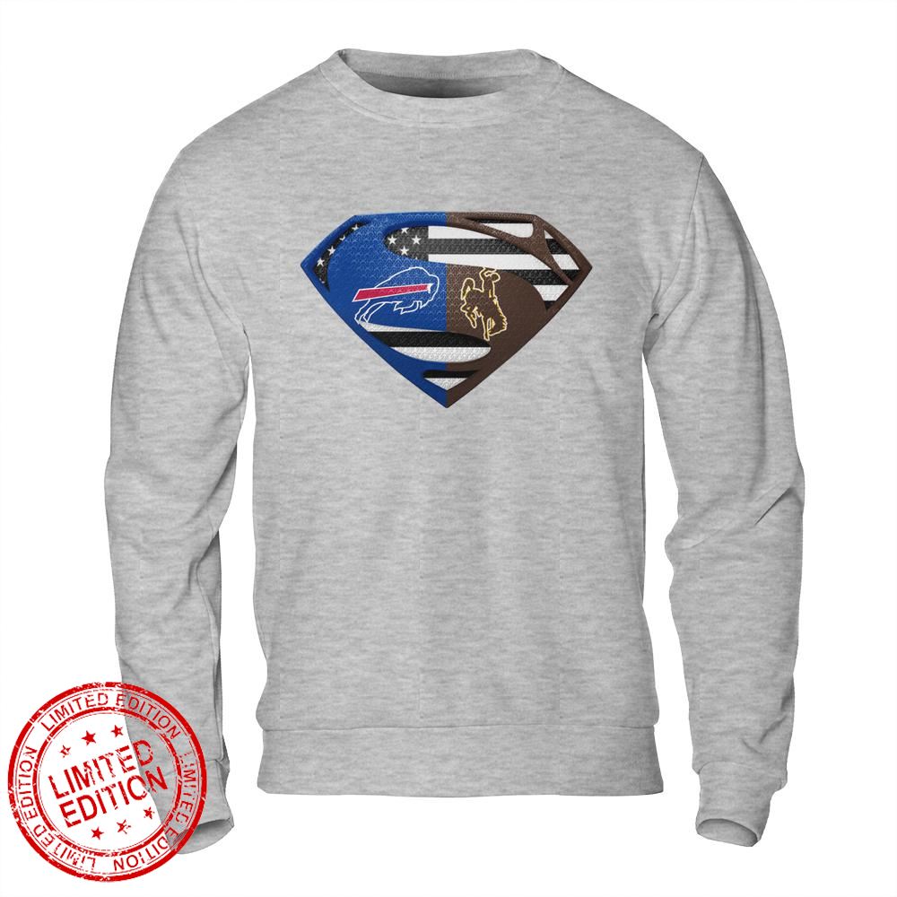 Buffalo-Bills-Wyoming-Cowboys-Superman-Logo-Us-Flag-Shirt