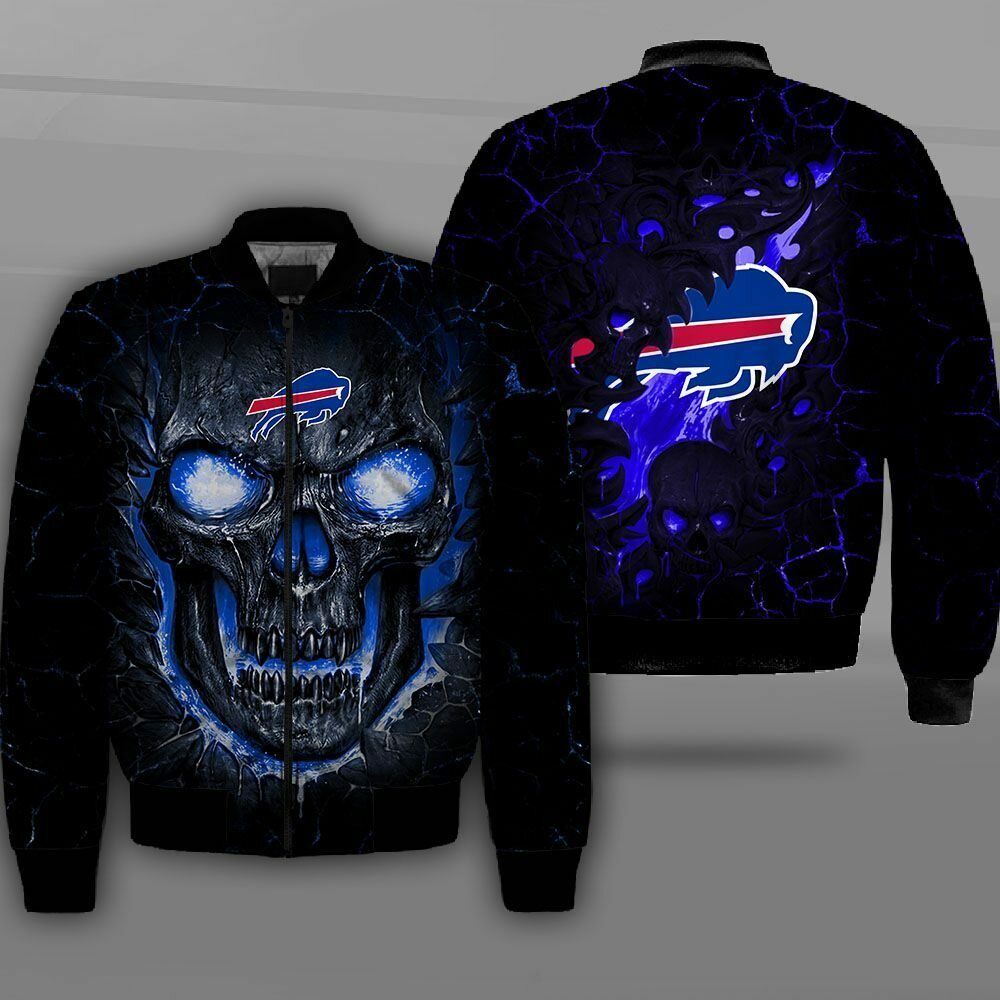 Buffalo-Bills-nfl-3D-skull-halloween-Bomber-Jacket-Football-Flight-Jacket-Men-Thicken-Coat