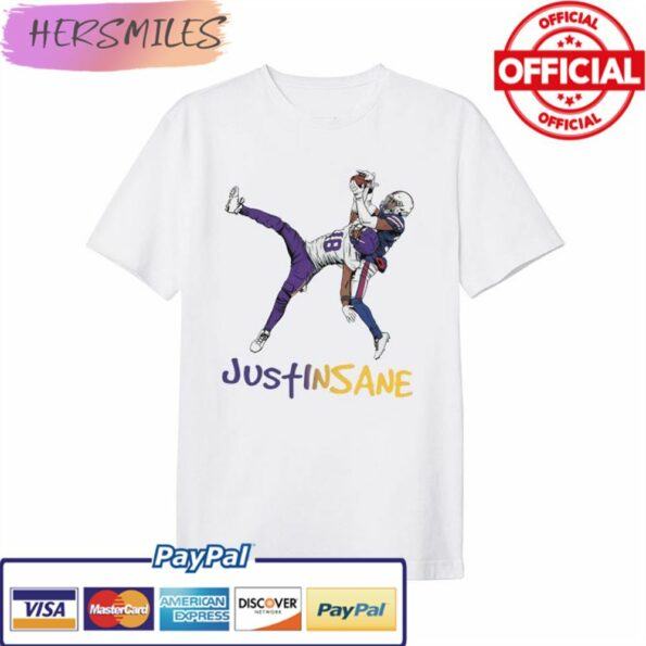 JUSTINSANE-The-Catch-Buffalo-Bills-Vs-Minnesota-Vikings-T-shirt