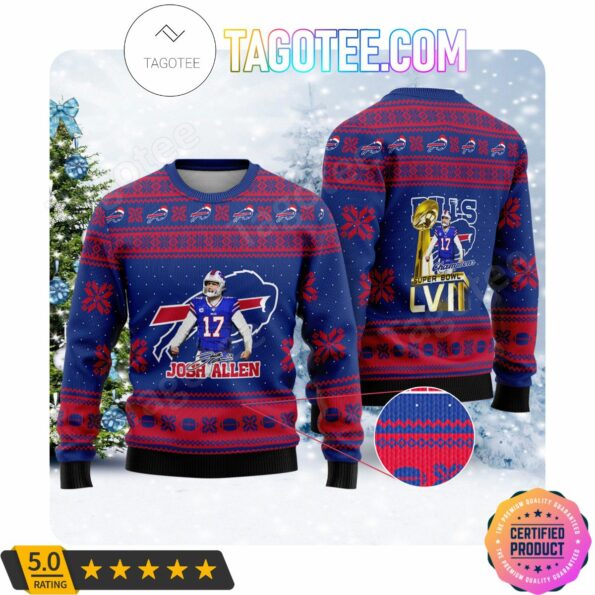 Josh-Allen-Buffalo-Bills-nfl-Christmas-Jumper-Sweaters-for-fan