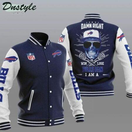 NFL-Buffalo-Bills-Dark-Blue-Damn-Right-Baseball-Jacket-for-fan