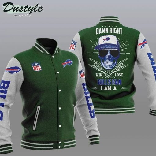 NFL-Buffalo-Bills-Green-Damn-Right-Baseball-Jacket-for-fan
