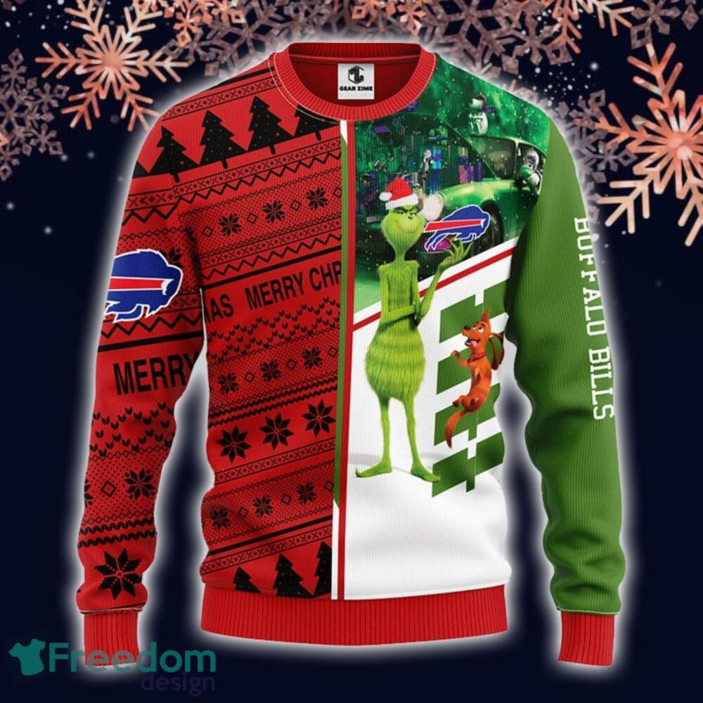 NFL-Buffalo-Bills-Grinch-And-Scooby-Doo-Funny-Christmas-Gift-Ugly-Christmas-Sweater-1