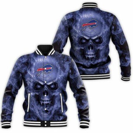 NFL-Buffalo-Bills-Purple-Black-Skull-Baseball-Jacket-for-fan