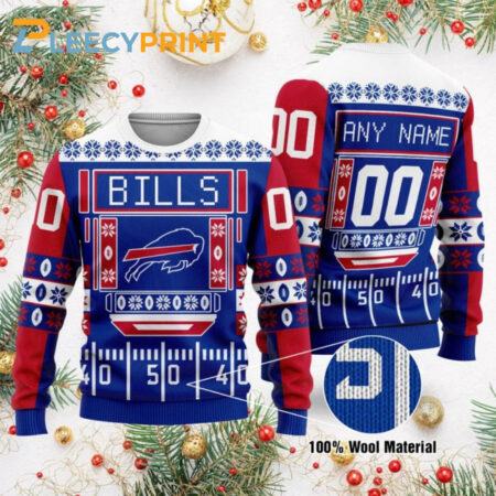 Personalized-Buffalo-Bills-Custom-Name-And-Number-Ugly-Christmas-Sweater-Buffalo-Bills-Gift