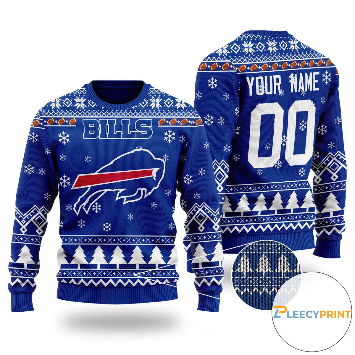Personalized-Buffalo-Bills-Custom-Name-Number-Ugly-Sweater-Buffalo-Bills-Christmas-Sweater