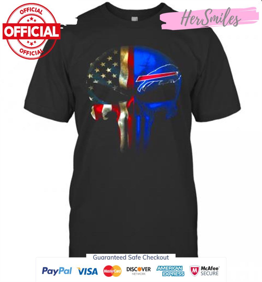 Punisher-Skull-American-Flag-Buffalo-Bills-T-Shirt
