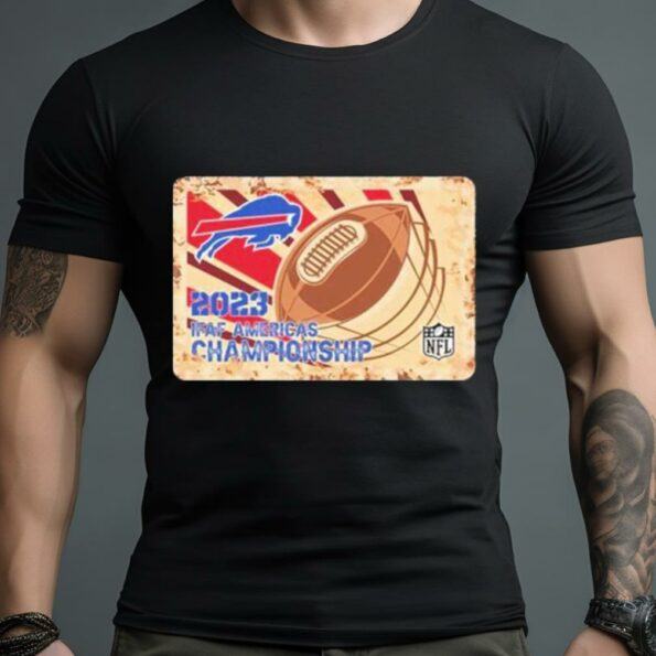 Rusty-Metal-Buffalo-Bills-2023-Ifaf-Americas-Championship-Nfl-Logo-Shirt