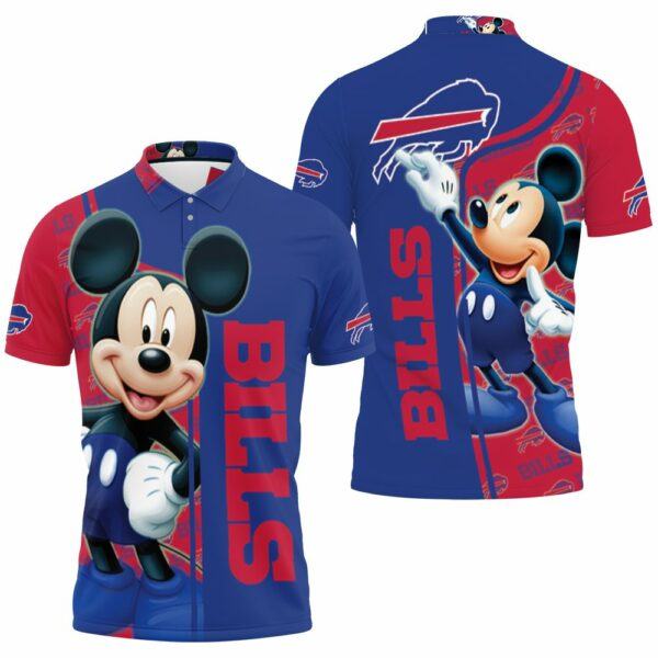 Buffalo-Bills-Afc-East-Division-Champions-mickey-mouse-3D-Polo-Shirt
