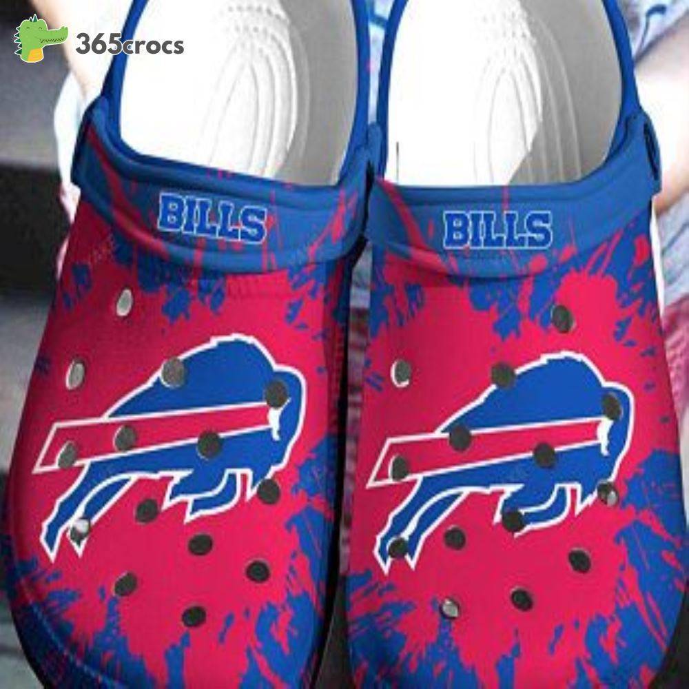 Buffalo-Bills-Band-Comfortable-For-Mens-And-Womens-Classic-Water-Comfortable-Crocs-Clog-Shoes