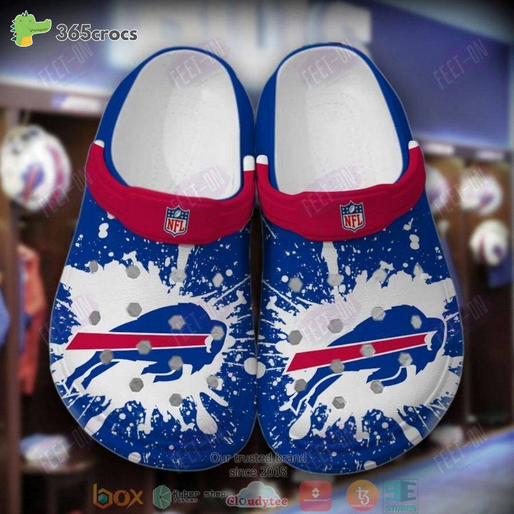 Buffalo-Bills-Blue-White-Nfl-Crocs-Clog-Shoes
